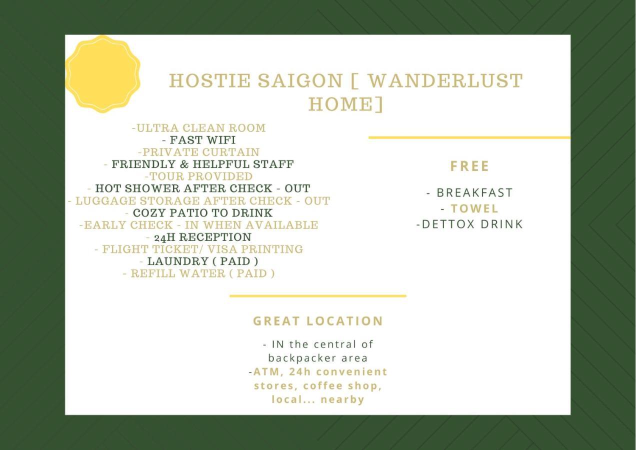 Hostie Saigon Wanderlust Home Хошимін Екстер'єр фото